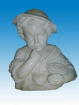 Stone Carved Bust Sculpture
