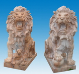 Stone Lion Sculptures for Garden