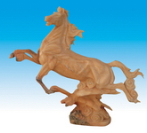 Stone Horse Sculpture