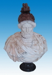 Eastern Stone Bust Sculptures