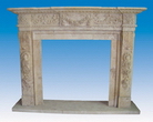 Limestone Fireplace Mantel