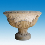 Antique Stone Flower urns 