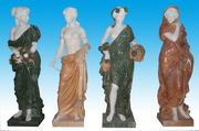 Colorful Greek Sculptures