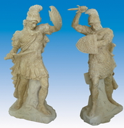 Eastern Warrior Sculpture