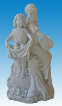 Carved Catholic Sculpture