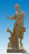Stone Greek God Sculpture 