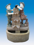 Carved Stone Water Fountain