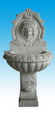 Hand carved stone fountain